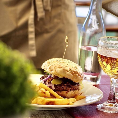 Burger au restaurant Cholet le Bord du lac