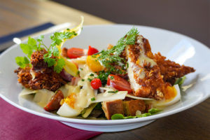 Salade au restaurant le bord du lac cholet